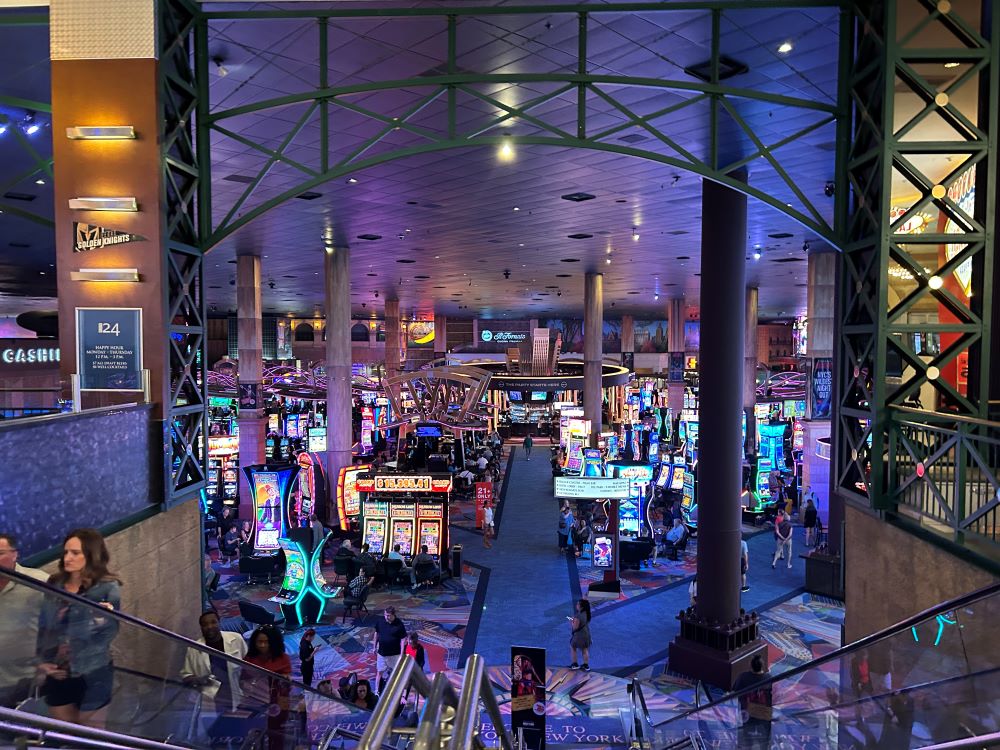 Casino gaming floor at New York-New York Hotel and Casino Las Vegas