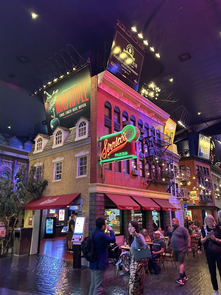 Food court inside New York-New York Hotel and Casino Las Vegas