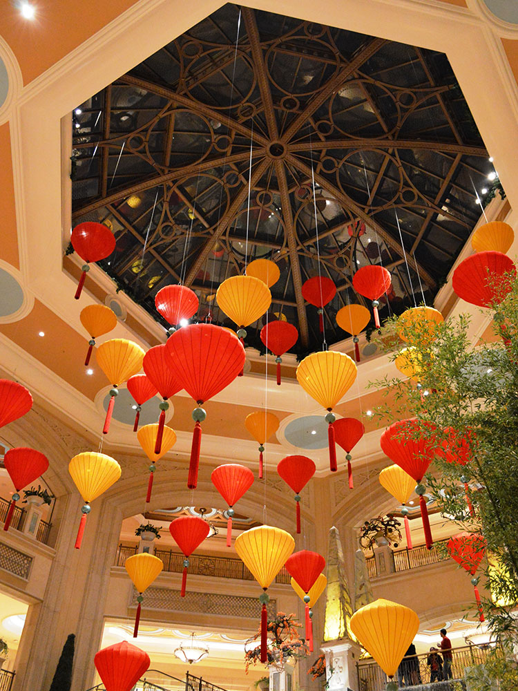 The Palazzo Las Vegas resort and casino exterior in January 2014
