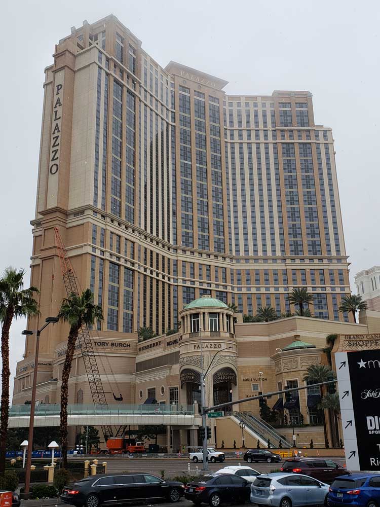 Gaming floor of The Palazzo casino at the Venetian Resort Las Vegas