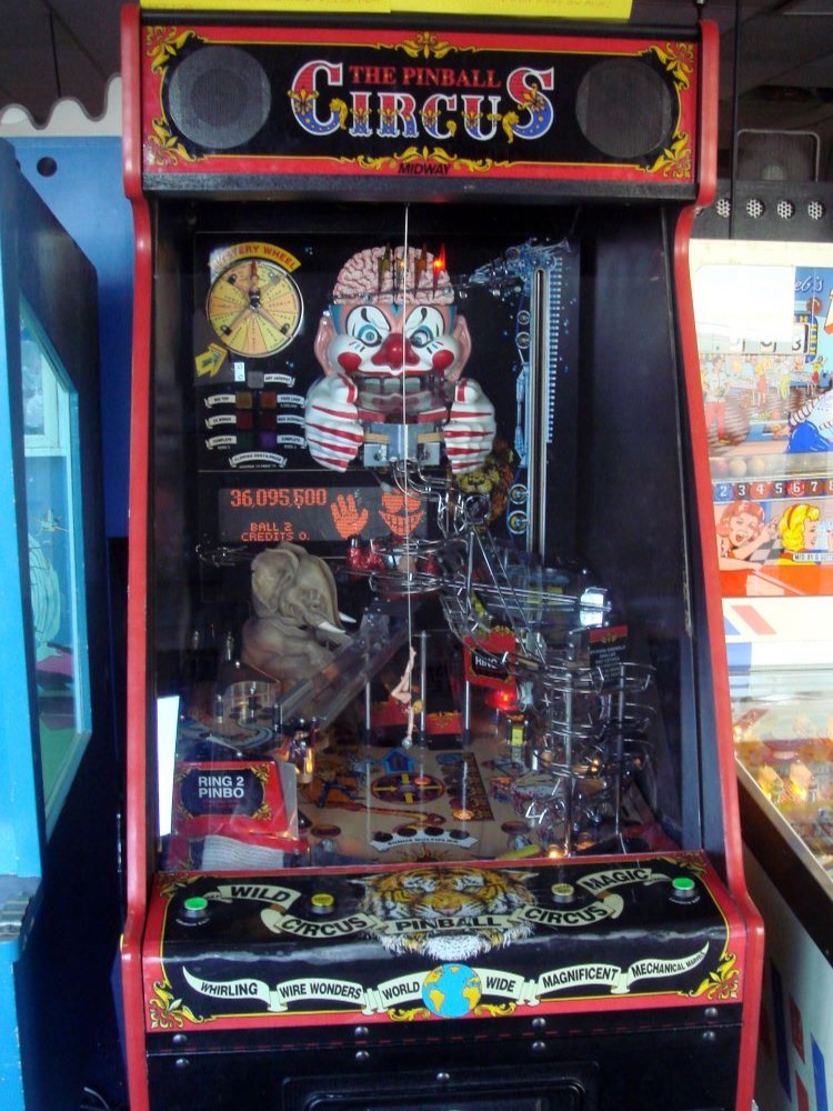 Pinball Hall of Fame Las Vegas interior with classic machines from 2008