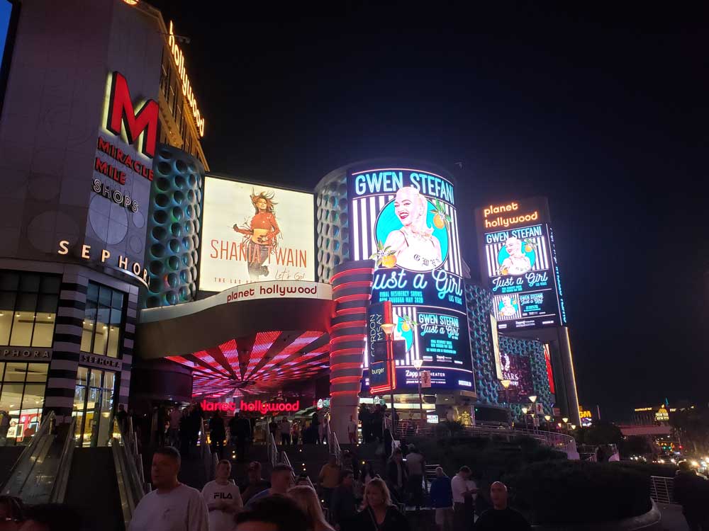Exterior of Planet Hollywood Resort and Casino Las Vegas