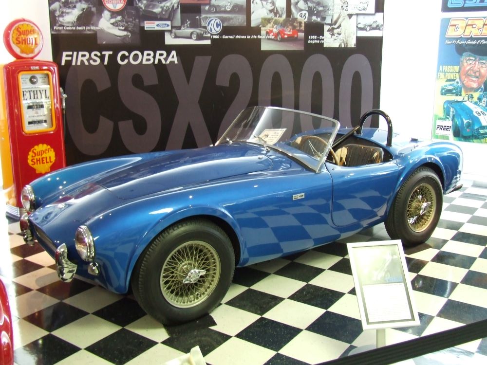 Shelby AC Cobra CSX2000 classic sports car at Shelby Heritage Center Las Vegas