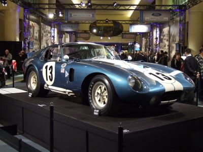 1964 Shelby Daytona Cobra Coupe classic racing car on display