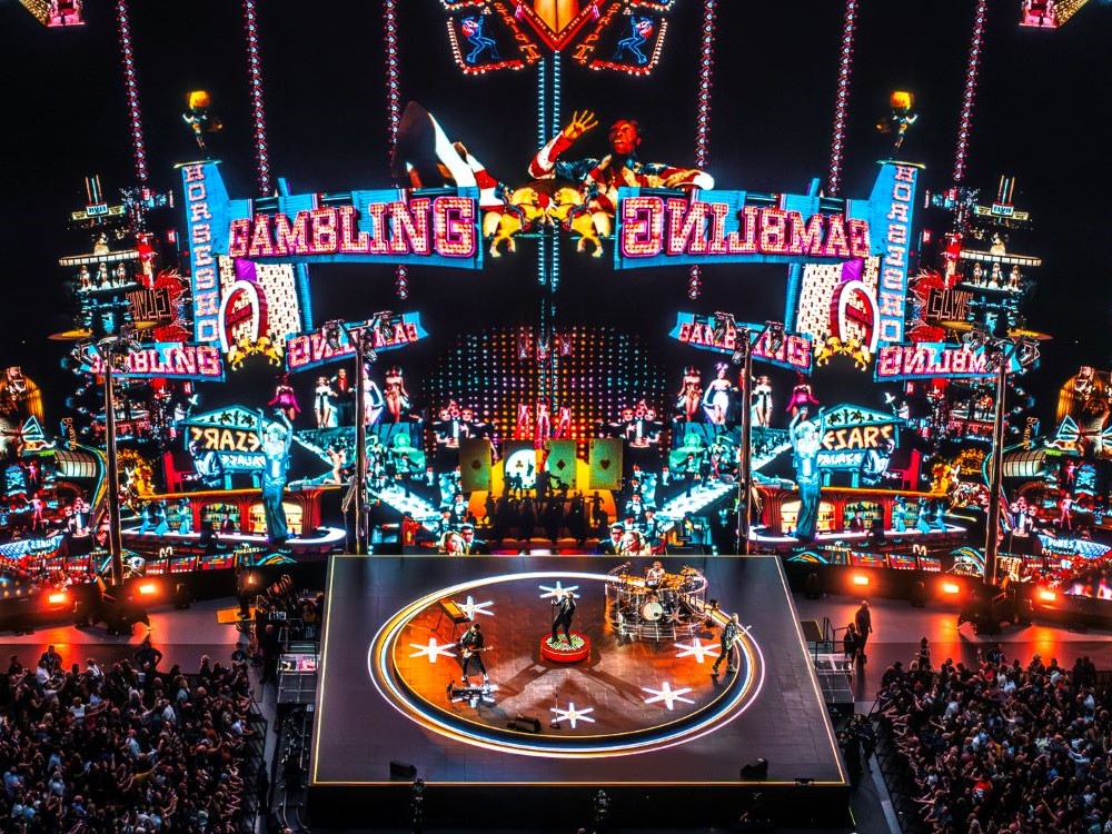 U2 performing at the Sphere Las Vegas on September 30, 2023