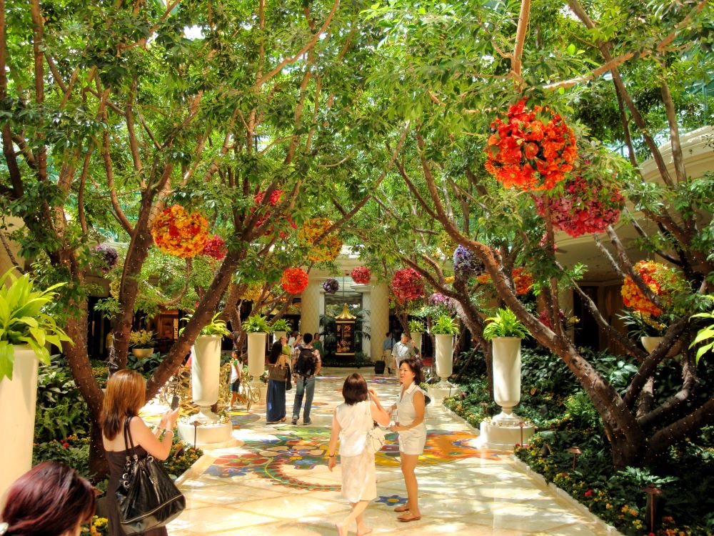 The Wynn Hotel Las Vegas exterior and tower facade