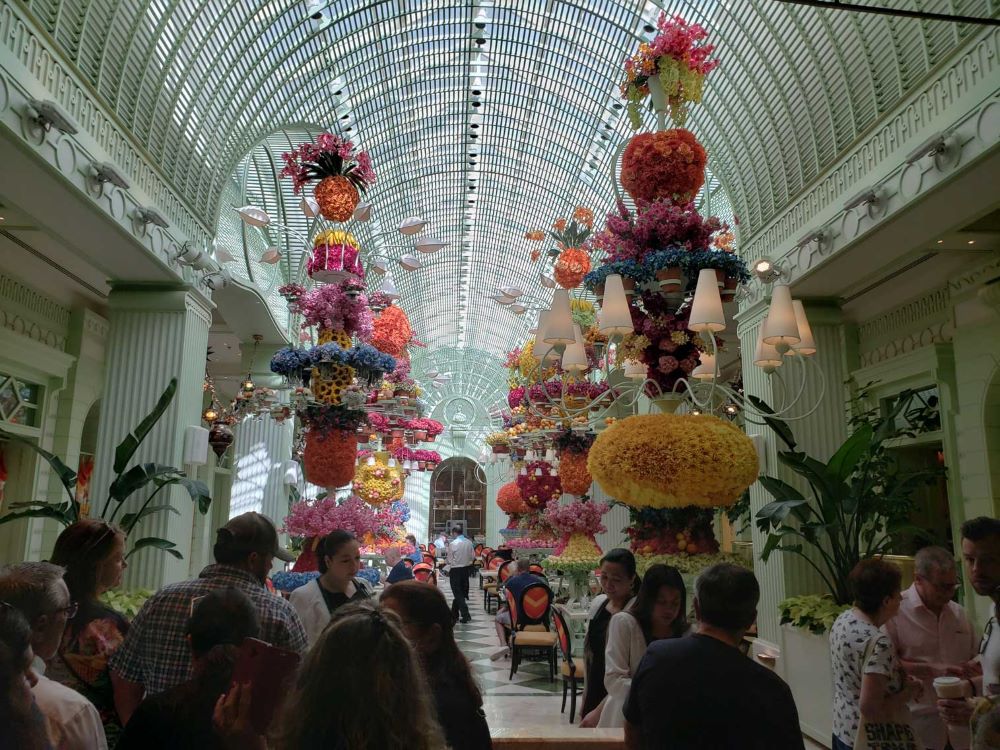 Extensive buffet spread at Wynn Las Vegas dining