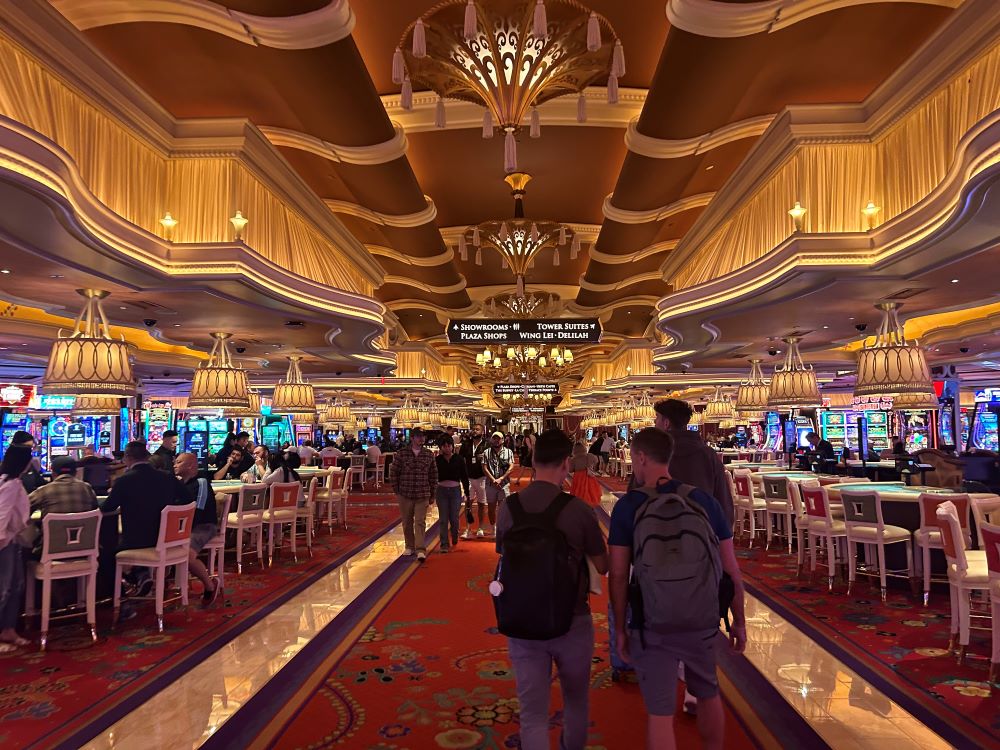 Casino floor at Wynn Las Vegas hotel and resort