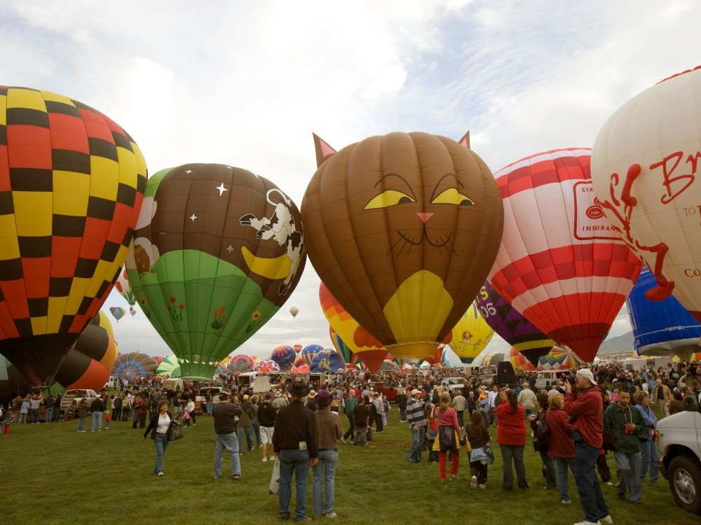 Annual balloon festival, Albuquerque, New Mexico