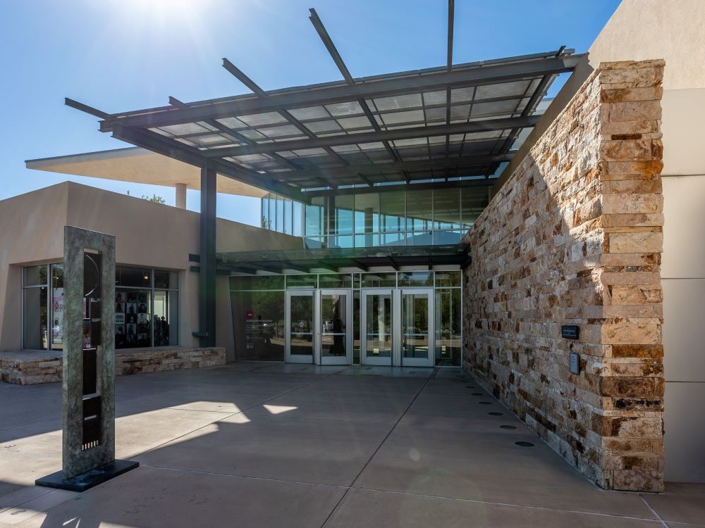Entrance to the Albuquerque Museum of Art and History, Albuquerque, New Mexico