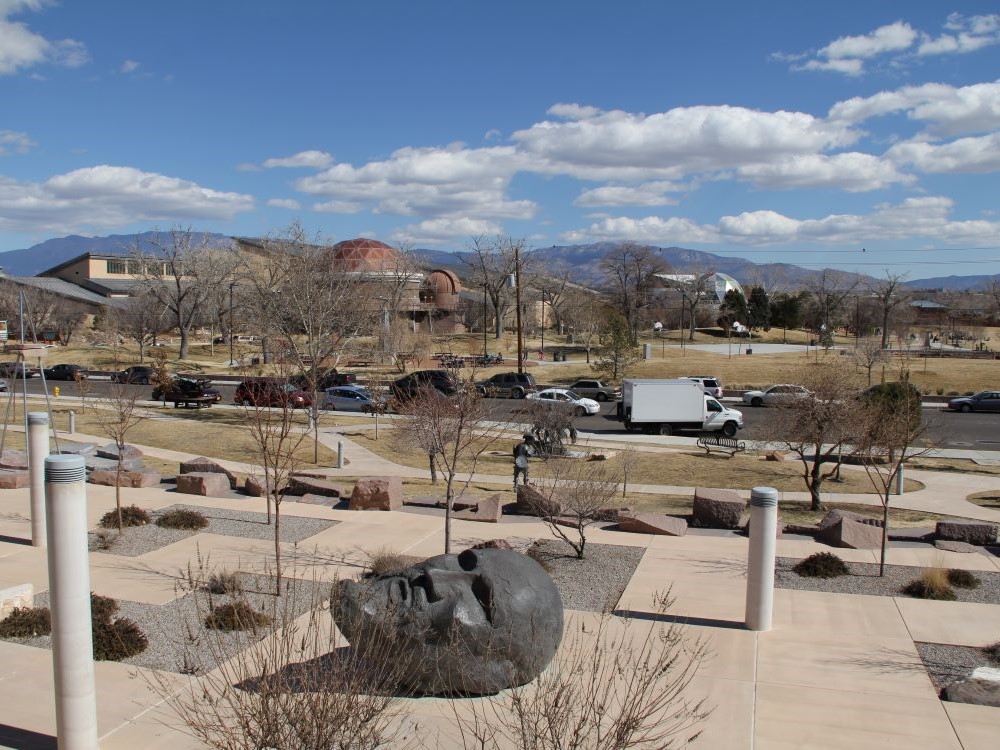 View from Albuquerque Museum sculpture garden, Albuquerque, New Mexico