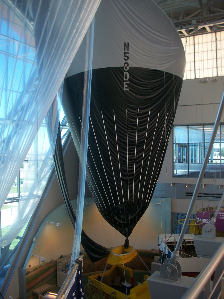 Inside the Anderson Abruzzo Albuquerque International Balloon Museum, Albuquerque, New Mexico
