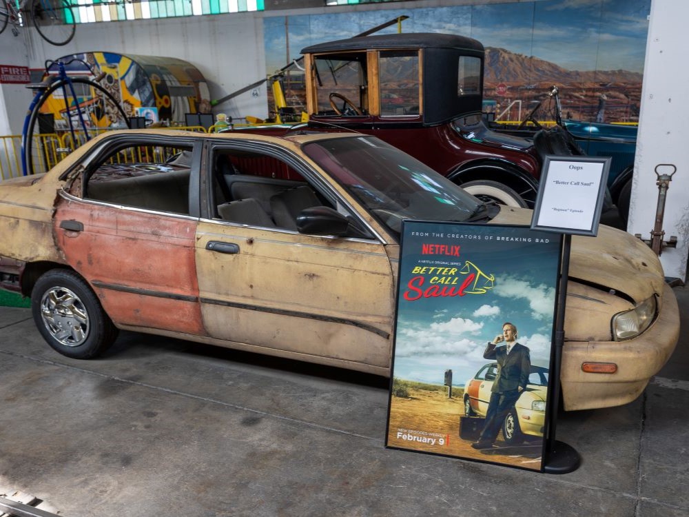 Antique automobile at the Wheels Museum in Albuquerque, New Mexico