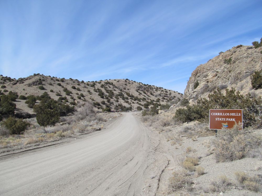 Cerrillos Hills State Park landscape, New Mexico