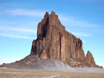 Colorful badlands and sandstone hoodoo formations at Ah-Shi-Sle-Pah Wilderness, New Mexico