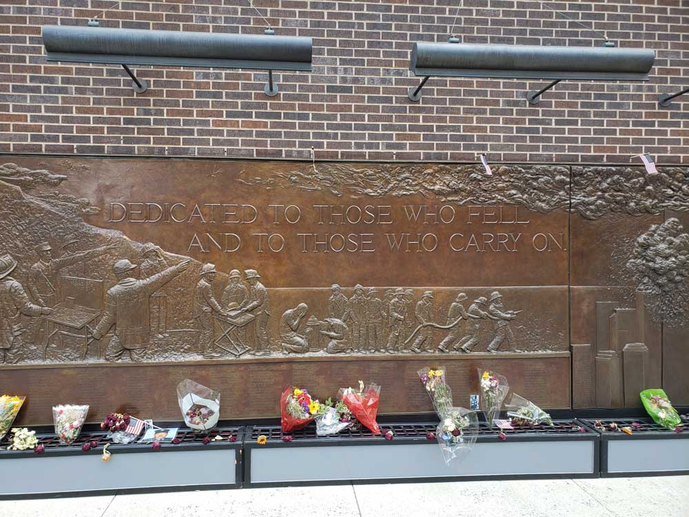 911 Memorial Firefighters Decoration