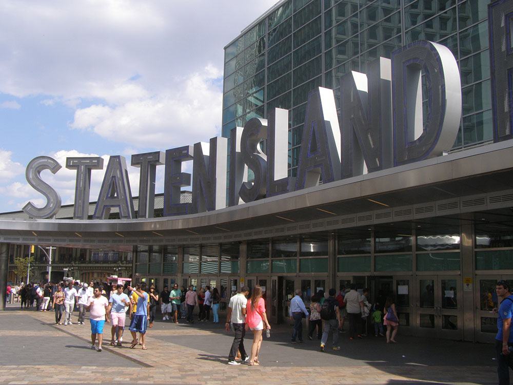 Staten Island Ferry Skyline