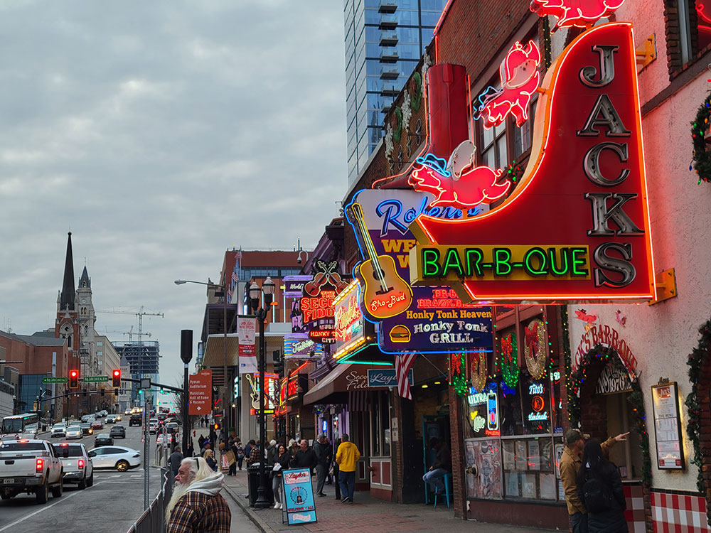 Nashville Broadway District Street