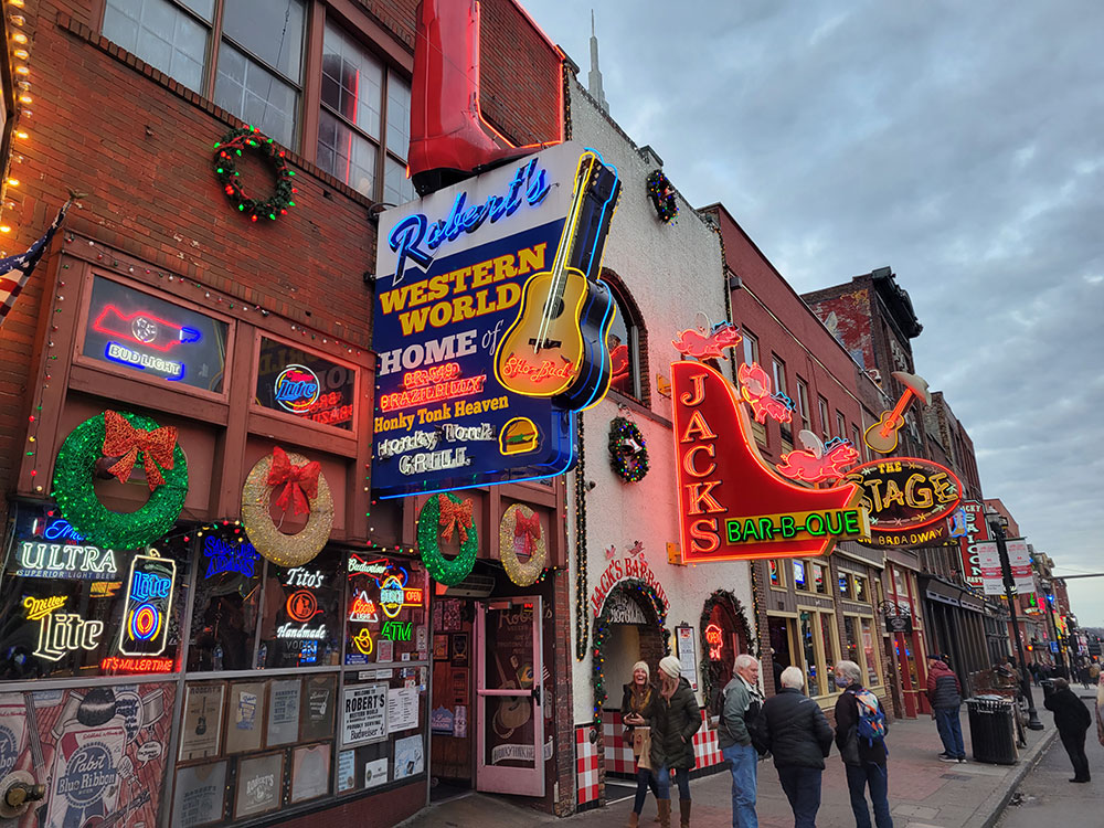 Nashville Broadway District Street