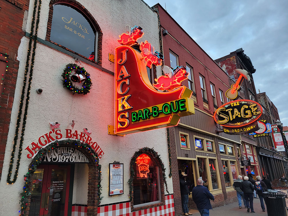 Nashville Broadway District Street