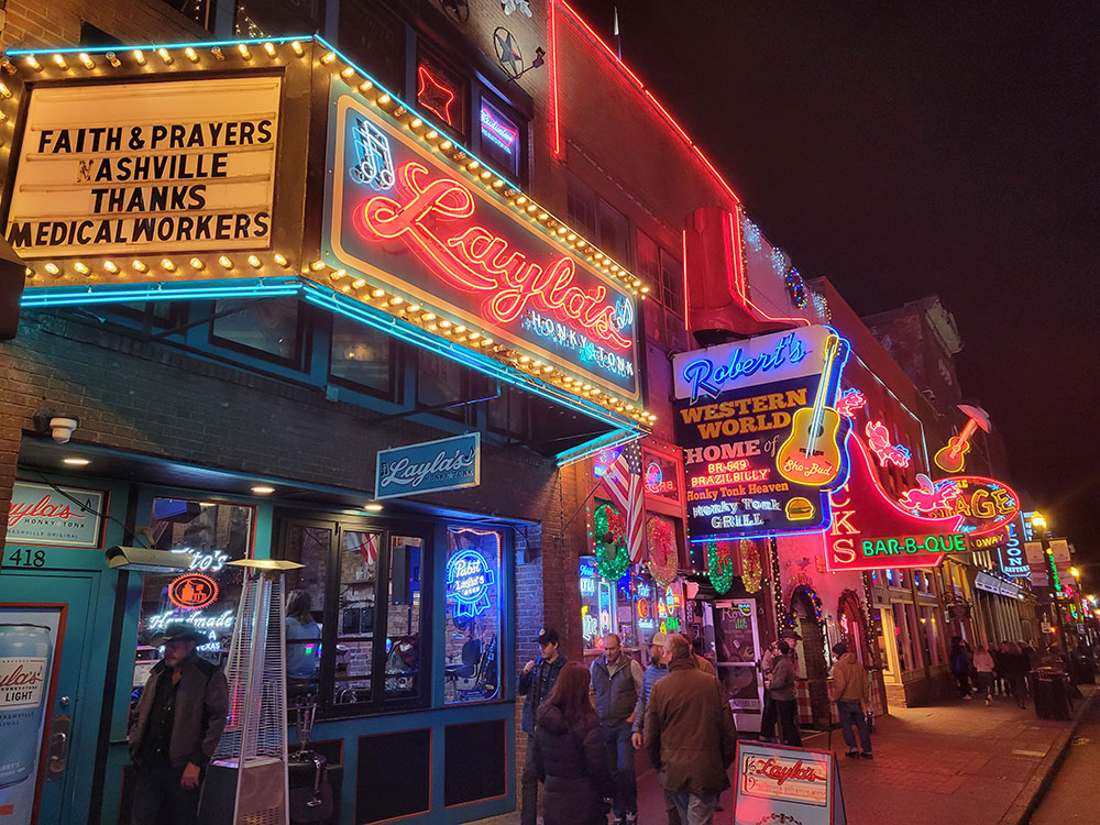 Nashville Broadway District Street