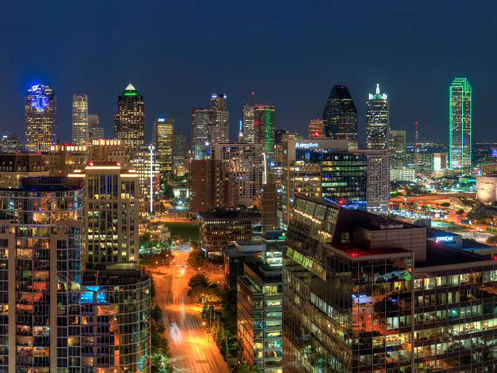 Houston Skyline Night