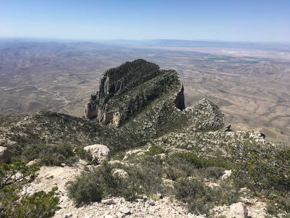 Guadalupe Mountains V-Shaped Ridge