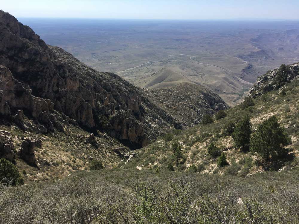 Guadalupe Mountains Marker