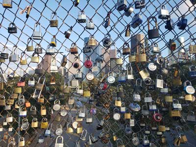 Houston Love Lock Bridge