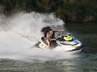 Jetskiing
