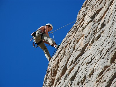 Rappelling