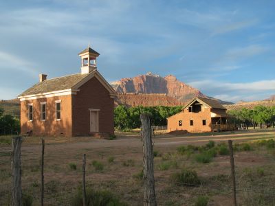 Grafton Ghost Town Schoolhouse, Utah