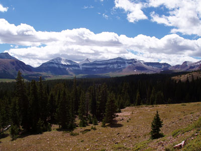 Kings Peak with Henry's Fork Basin, Utah