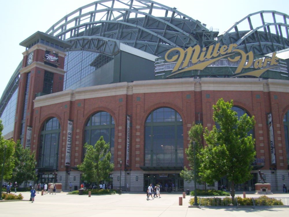 Miller Park (American Family Field) exterior, Milwaukee