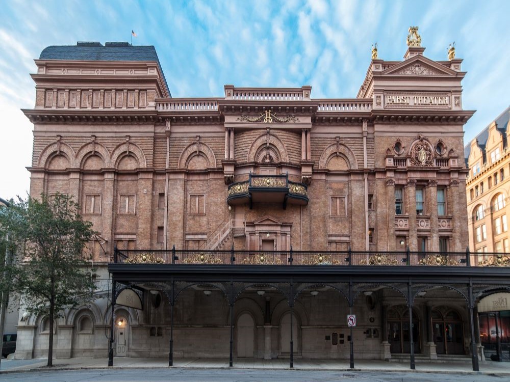 Pabst Theater, built 1895, front view, Milwaukee