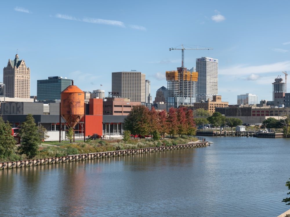 South Menomonee Canal in Milwaukee, Wisconsin