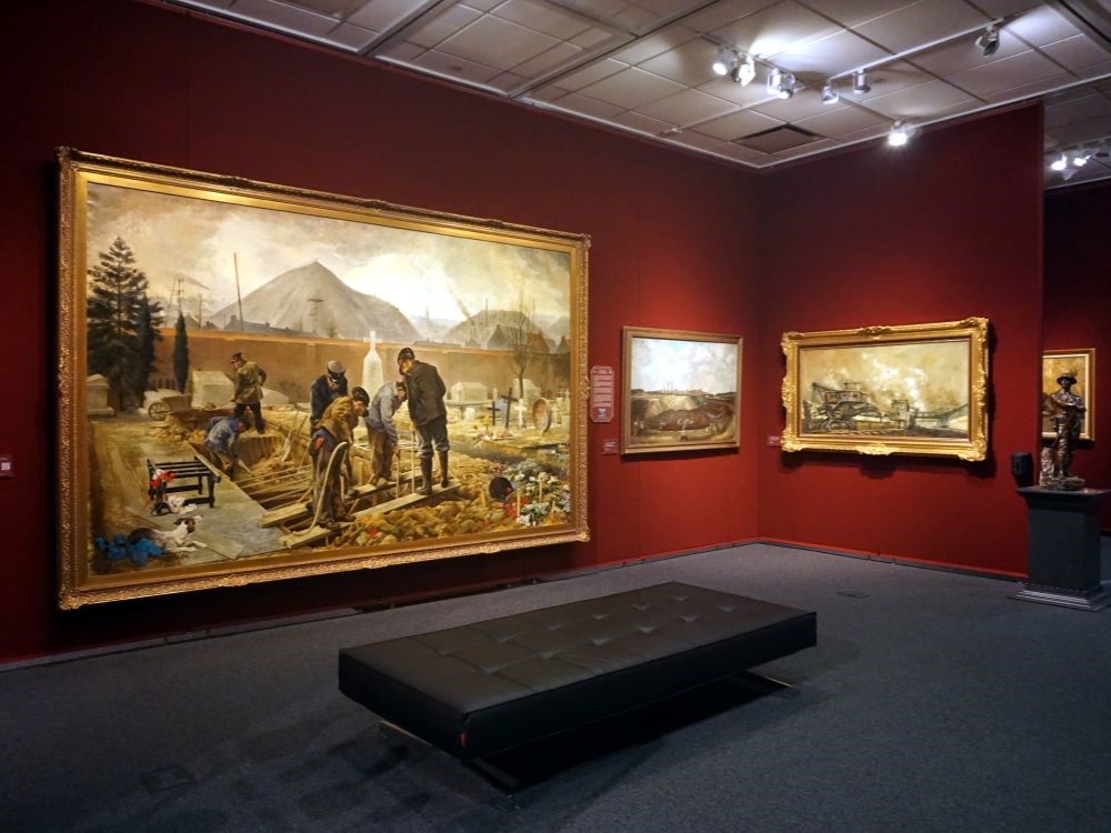Mining gallery at the Grohmann Museum, Milwaukee