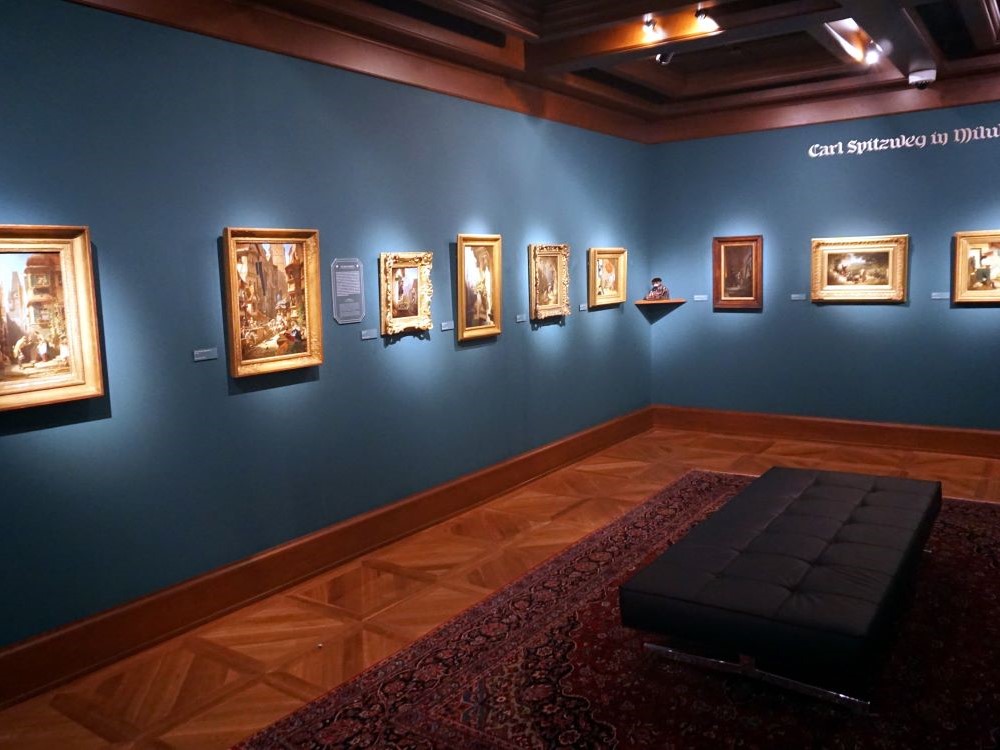 Carl Spitzweg in Milwaukee gallery at the Grohmann Museum