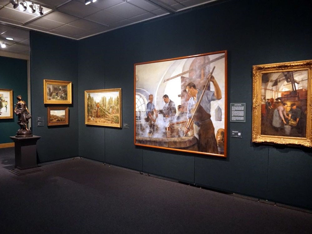 Beer and Wine gallery at the Grohmann Museum, Milwaukee