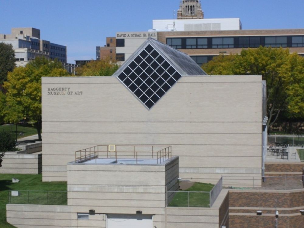 Haggerty Museum of Art building on the Marquette University campus