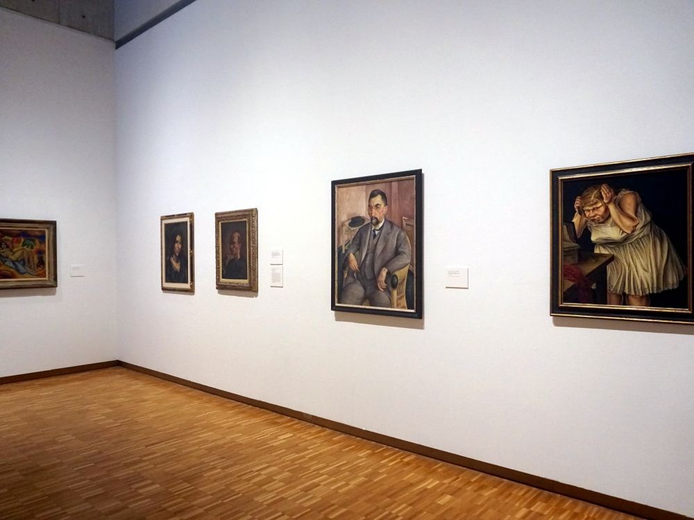 Expression and Observation in Modern Germany gallery in The Big 4-0 exhibit, Haggerty Museum of Art
