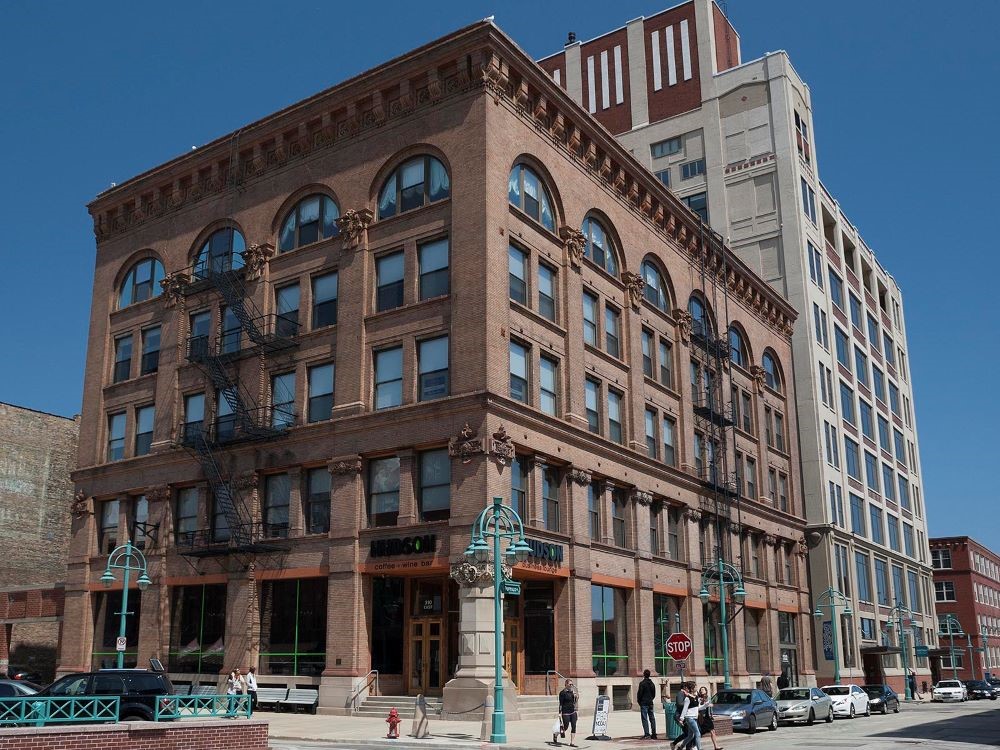 Baumbach Building, a historic warehouse in the Historic Third Ward, Milwaukee