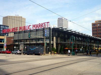 Milwaukee Public Market building in the Historic Third Ward
