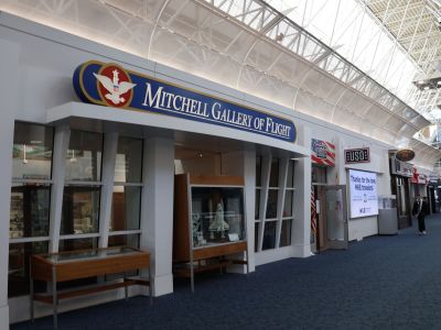 Mitchell Gallery of Flight inside Milwaukee Mitchell International Airport