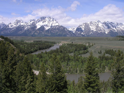 Snake River with Teton Range