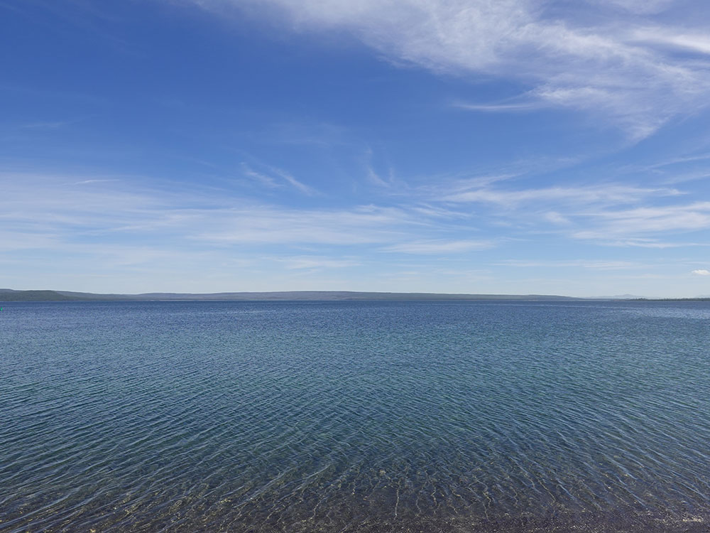 Yellowstone Lake waters, Yellowstone National Park