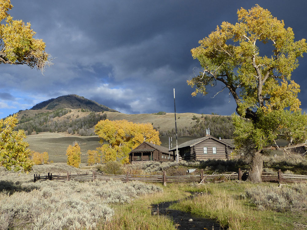 Buffalo Ranch in Lamar Valley, Yellowstone National Park
