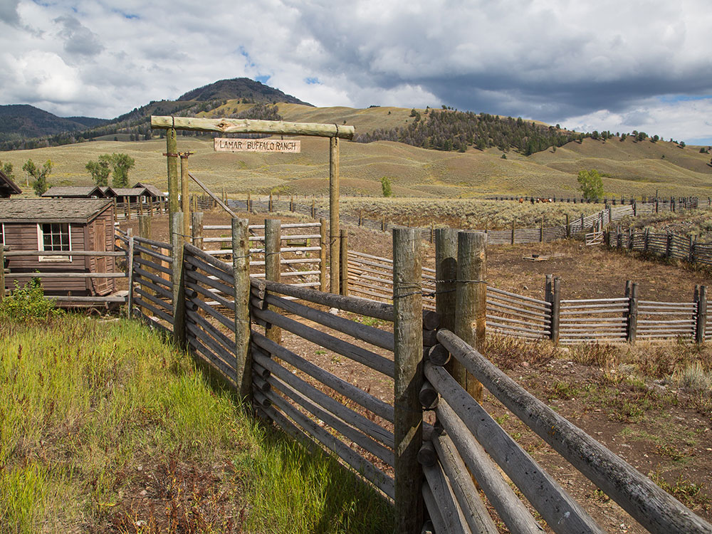 Lamar Buffalo Ranch historic buildings, Yellowstone