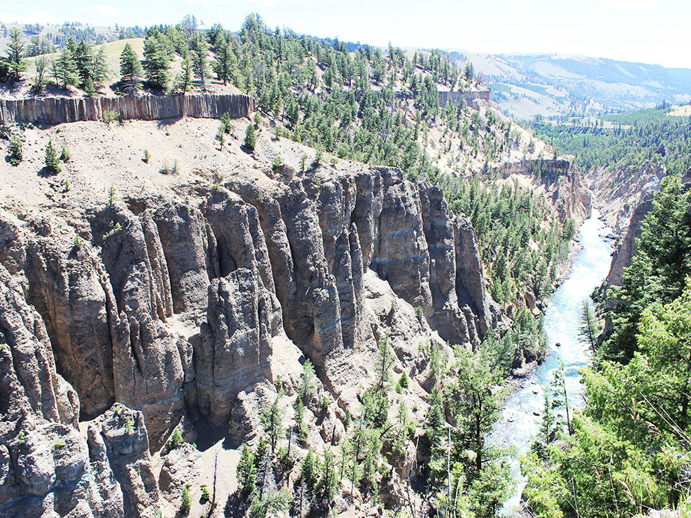 Landscape near Tower Fall, Yellowstone National Park