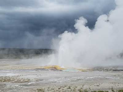 Yellowstone Clepsydra Geyser